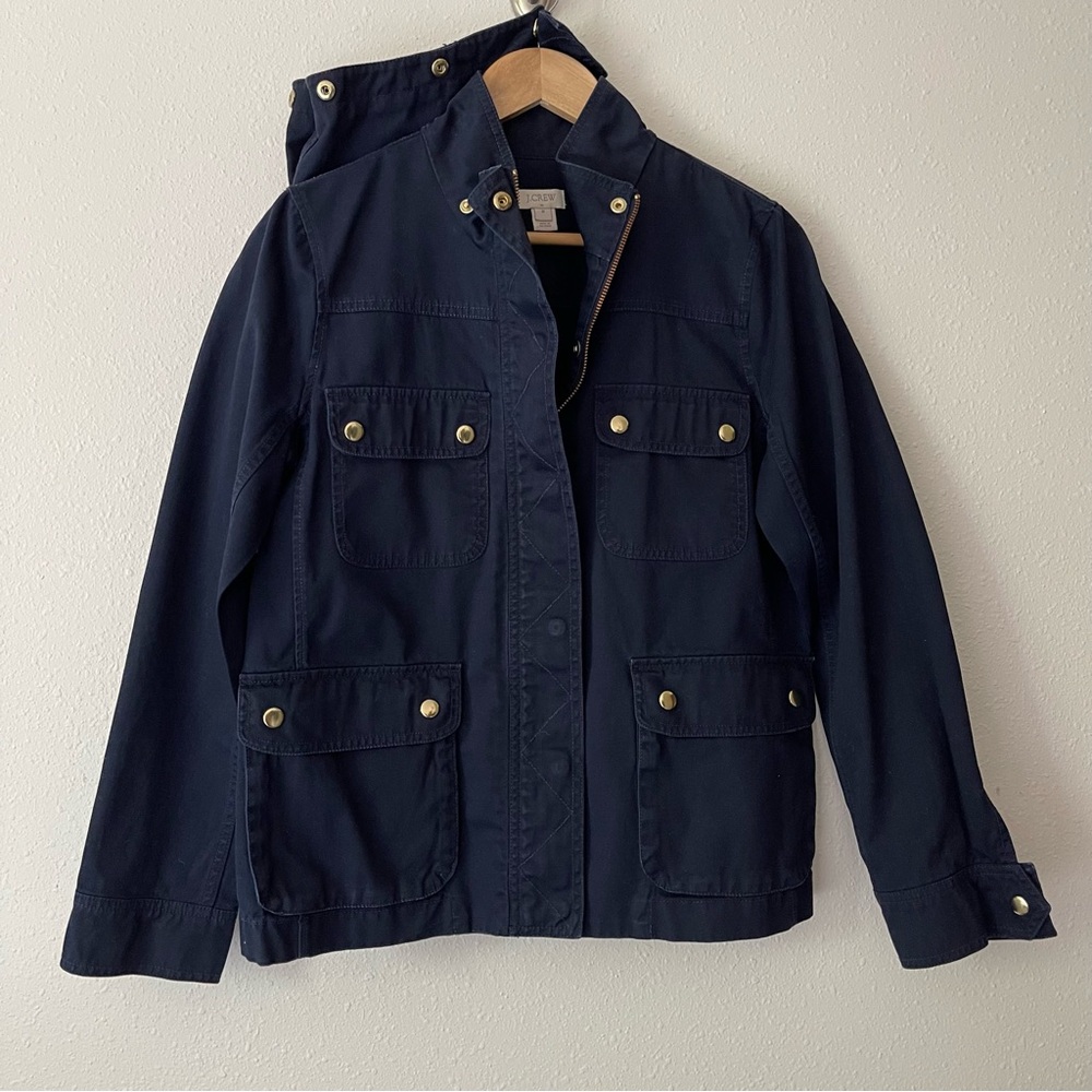 J.Crew hooded utility jacket